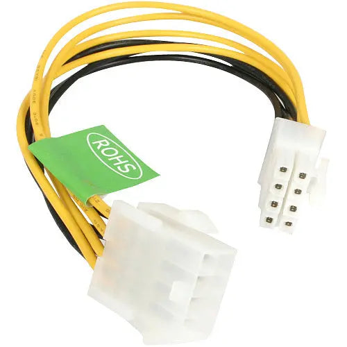 StarTech.com EPS8EXT 8-Inch Power Extension Cable for EPS 8-Pin Connectors