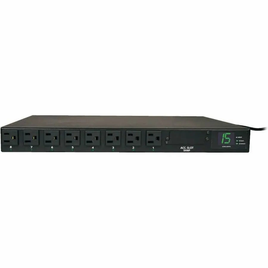 Eaton Corporation Tripp Lite PDUMH15AT PDU Metered ATS 120V 15A 8 Outlets Rack-Mountable