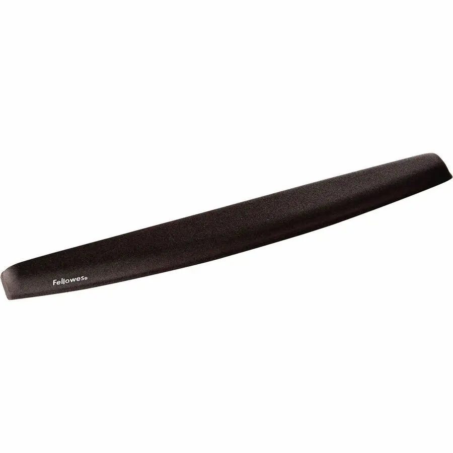 Fellowes Memory Foam Wrist Rest - Black, Ergonomic Keyboard Support with Non-Skid Backing