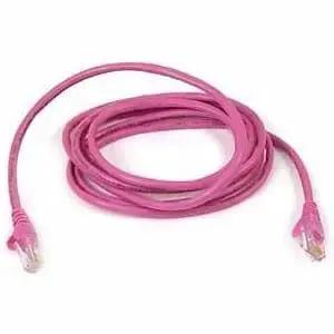Belkin RJ45 Category 6 Snagless Patch Cable - Pink, 6 Feet by Belkin International, Inc