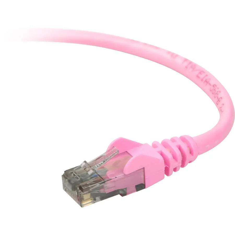 3FT CAT6 PINK SNAGLESS PATCH   CABL