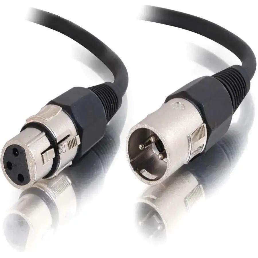 C2G 6ft Pro-Audio XLR Male to XLR Female Cable with Shielded Twisted Pair Design by Legrand Group