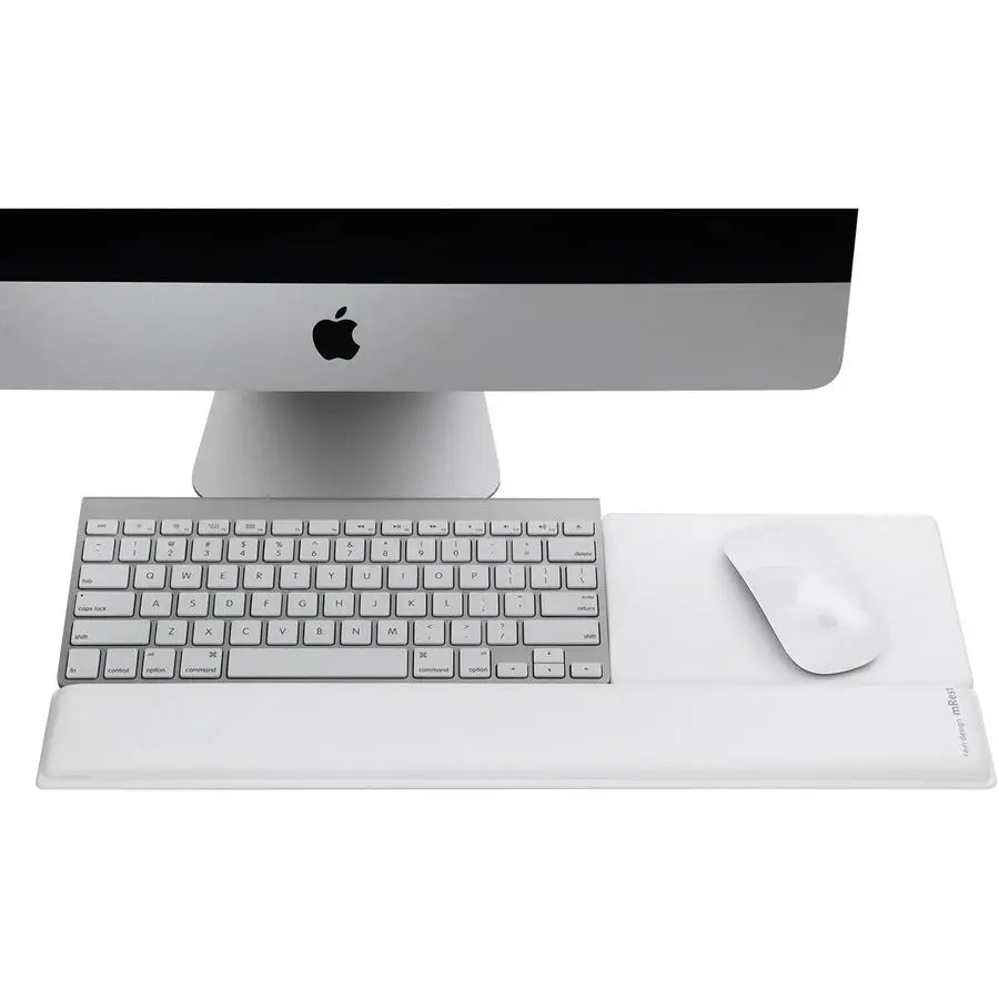 Rain Design mRest Wrist Rest & Mouse Pad – White for Ergonomic Comfort and Precise Control