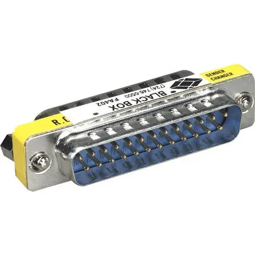 Black Box FA402-R2 Gender Changer - DB25 Male to Male Data Transfer Adapter