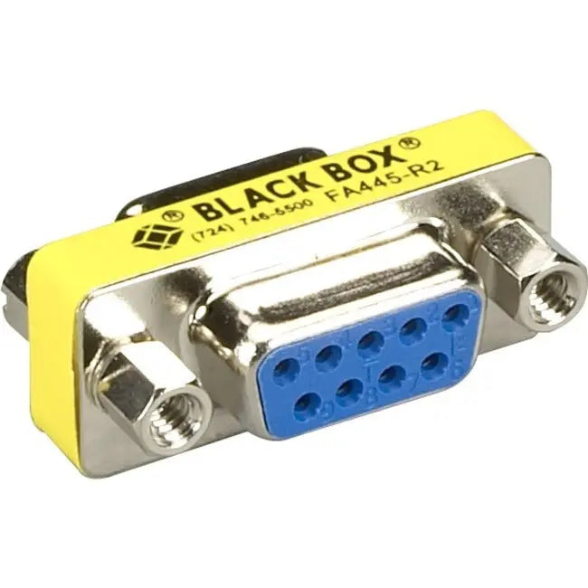 Black Box FA445-R2 Gender Changer - DB9 Female to DB9 Female for Data Transfer and I/O Protection