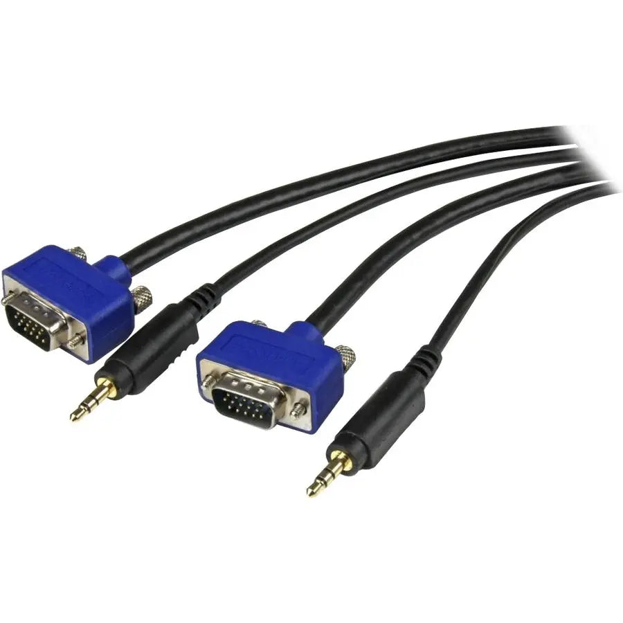 StarTech.com 6 ft Coax High-Resolution Monitor VGA Cable with Audio – HD15 M/M