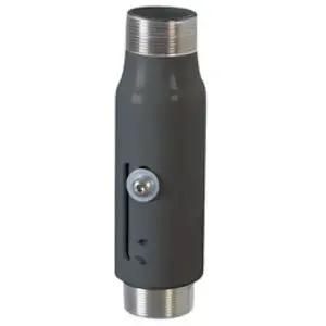 Chief CMS Adjustable Extension Column - 6 to 9 Inches, Black, Aluminum Mounting Solution by Legrand Group