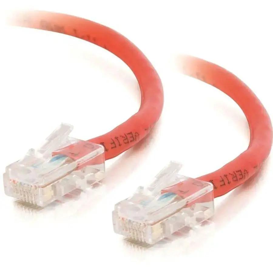 C2G 100ft Cat 5e Crossover Patch Cable with Red PVC Jacket - Legrand Group Part 24520 by Legrand Group