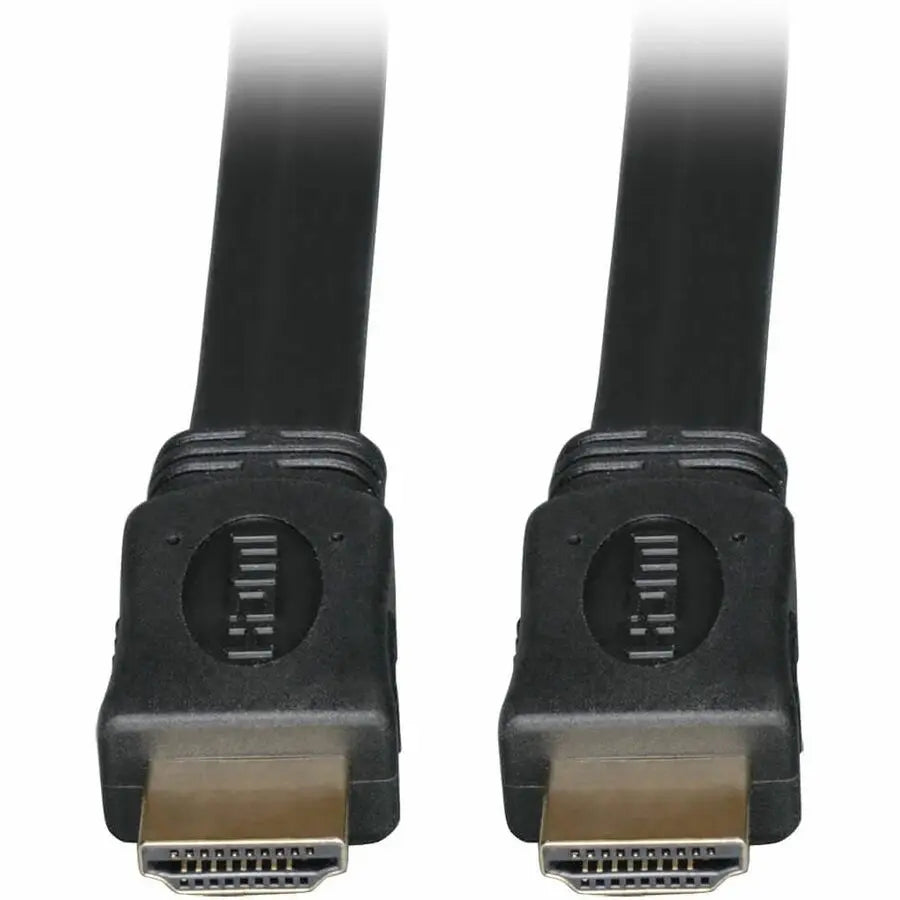 Eaton Tripp Lite Series High-Speed HDMI Flat Cable, 3 ft. UHD 4K Digital Video with Audio (M/M), Black