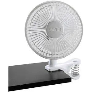Lasko 2004W Clip Fan - Portable 6-Inch Adjustable Clip Fan with 360° Pivot and Quiet Speed Settings