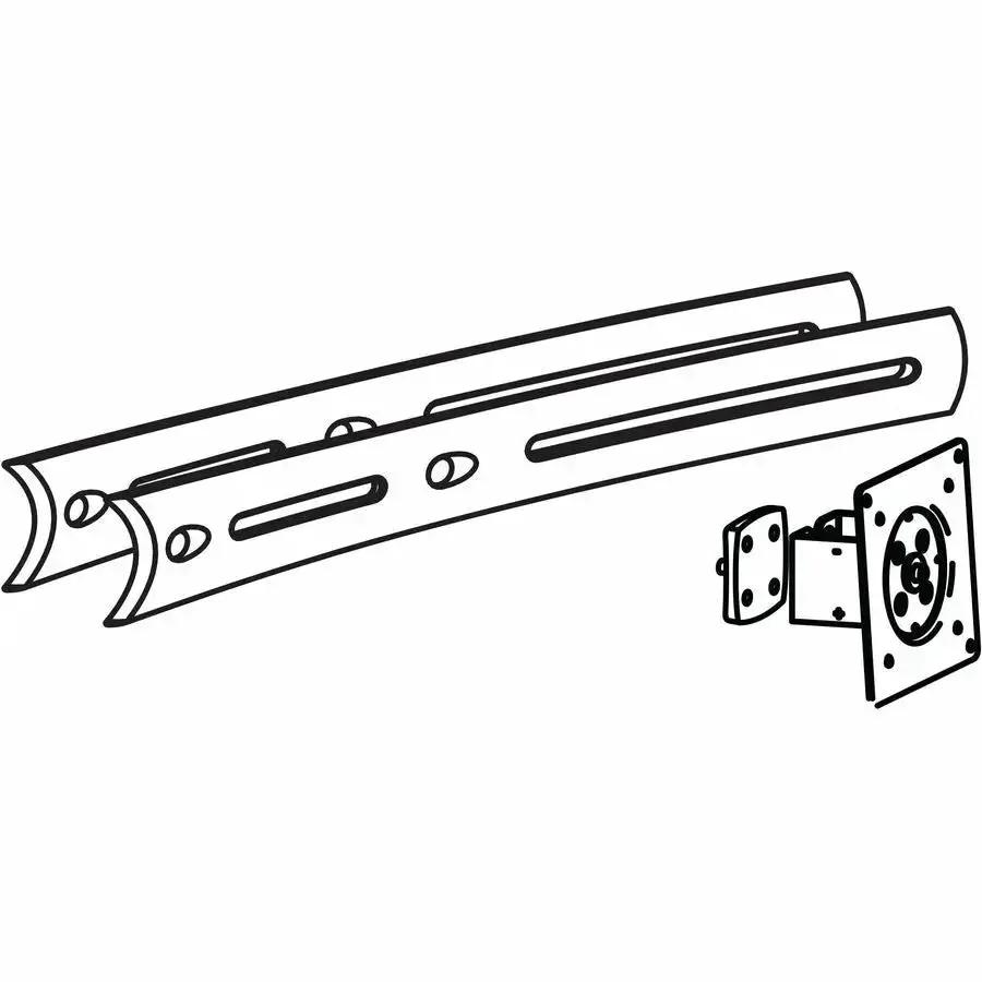 Ergotron DS100 Crossbar Extender, Long – Mounting Extension for Dual and Triple Monitor Setups by Ergotron, Inc