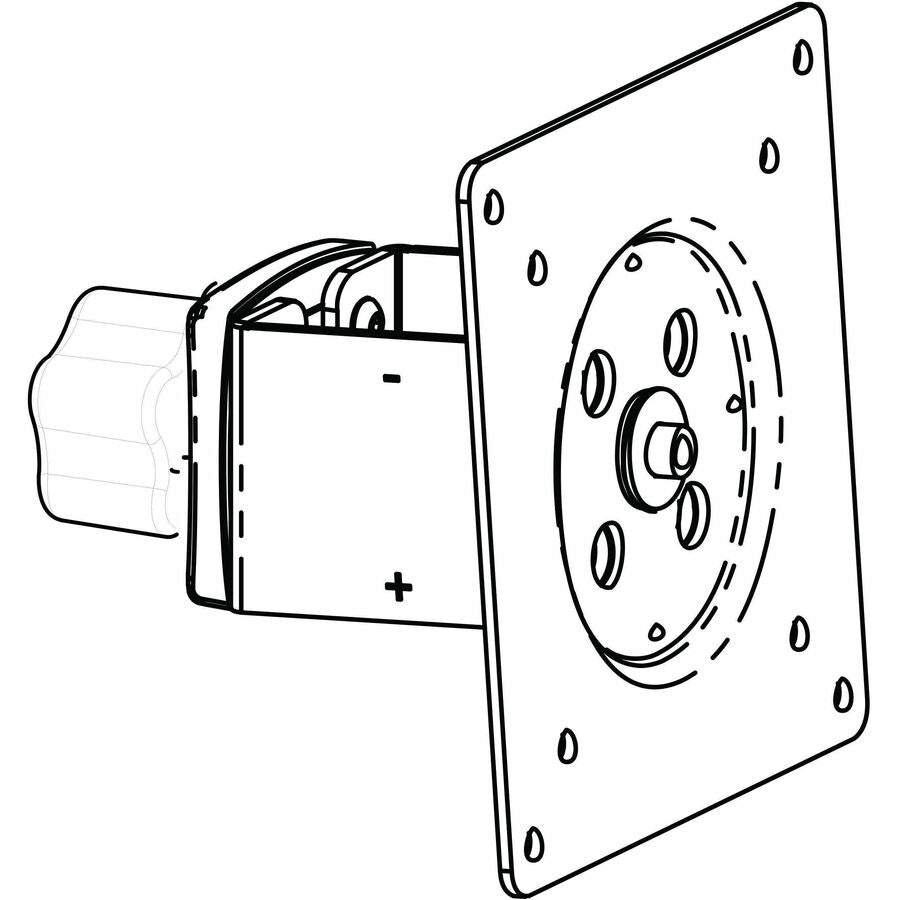 Ergotron DS100 Sliding Display Bracket - Steel Mounting Solution for 75x75 VESA Monitors