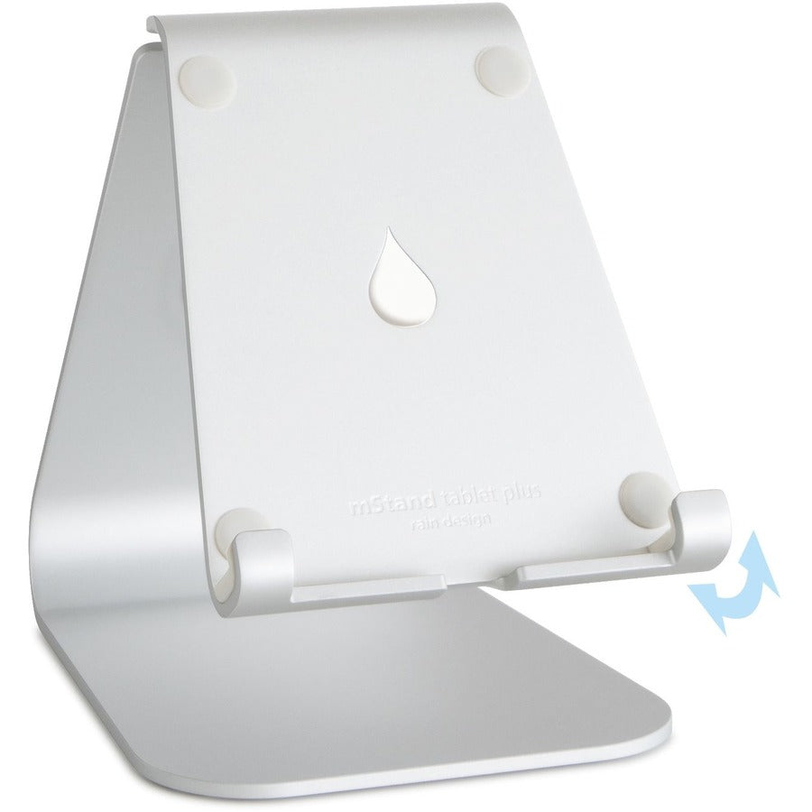 Rain Design mStand TabletPlus Silver - Adjustable Aluminum Tablet Stand for iPad and Smaller Tablets