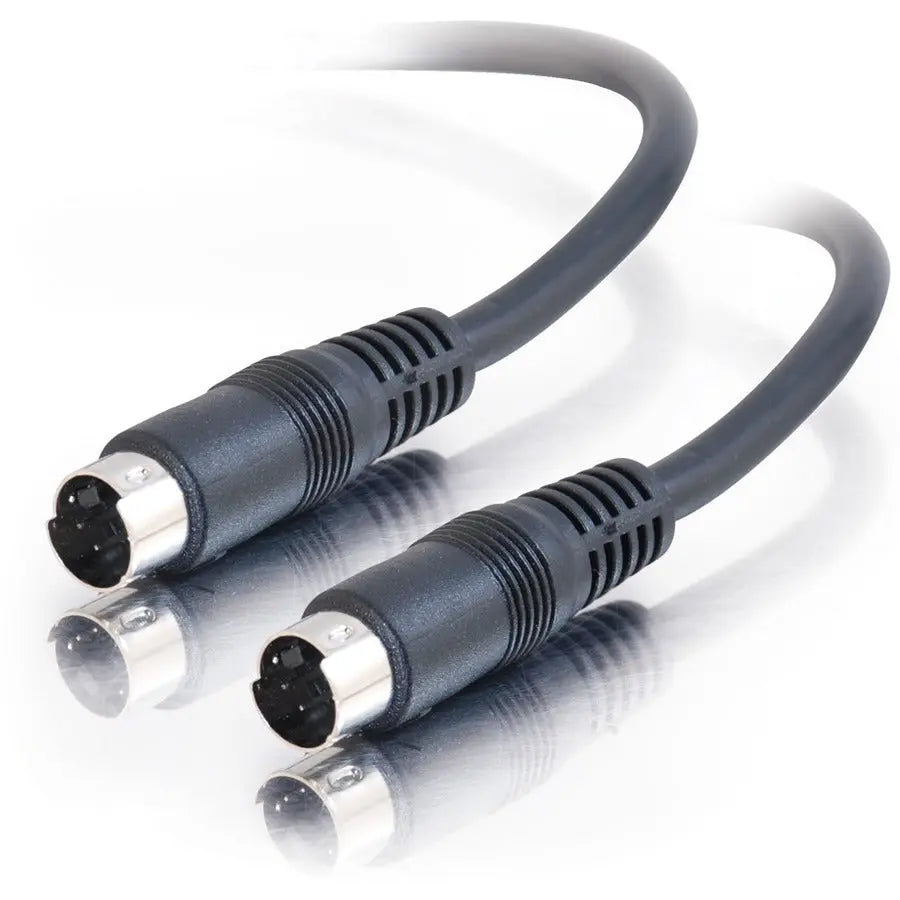 C2G 25 ft Value Series S-Video Cable - 4-Pin Mini-DIN Male to Male | High-Quality Video Connection
