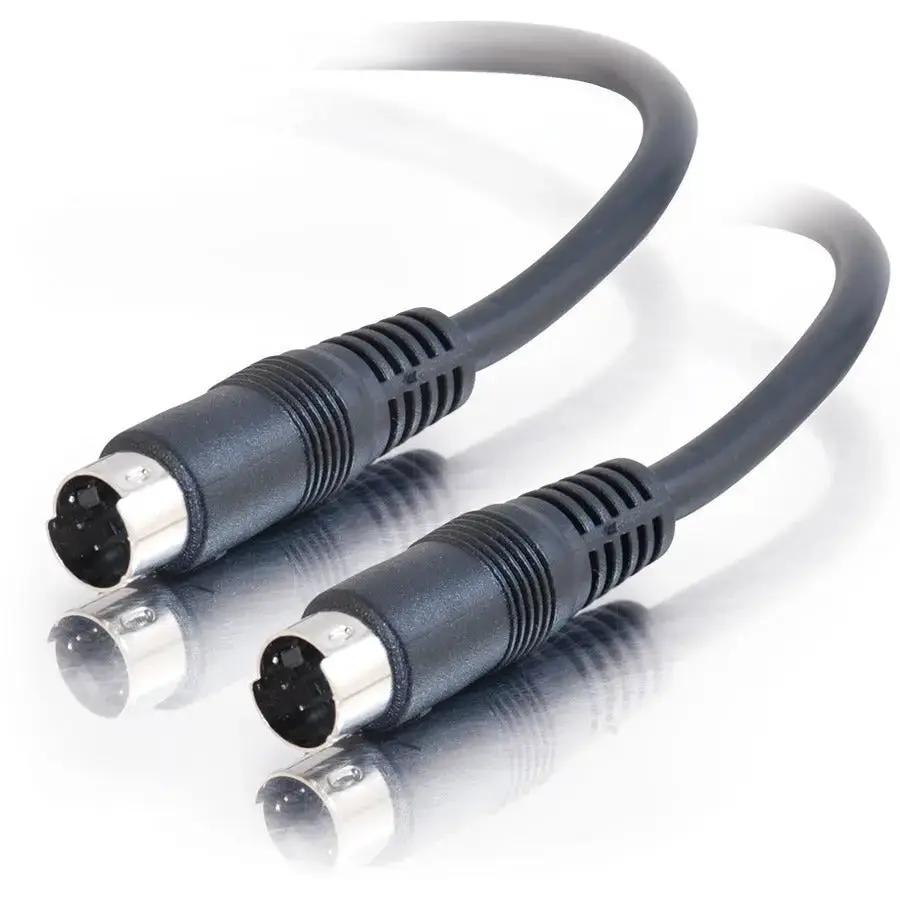C2G 25 ft Value Series S-Video Cable - 4-Pin Mini-DIN Male to Male | High-Quality Video Connection by Legrand Group