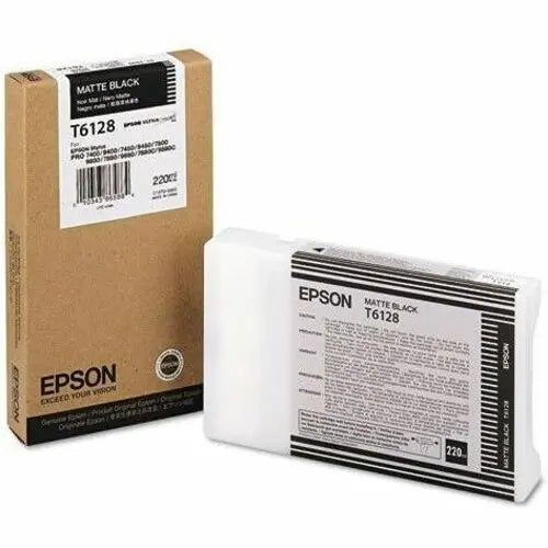 Epson T612800 Matte Black Ink Cartridge for Epson Stylus Pro 7880