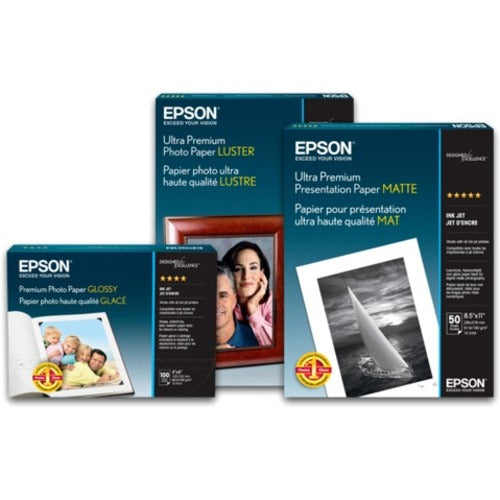 Epson Premium Luster Photo Paper, 8.5 x 11 Inches, 50 Sheets, S042134