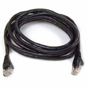 Belkin 700 Series Cat 5e Snagless Patch Cable - Black, 12 ft