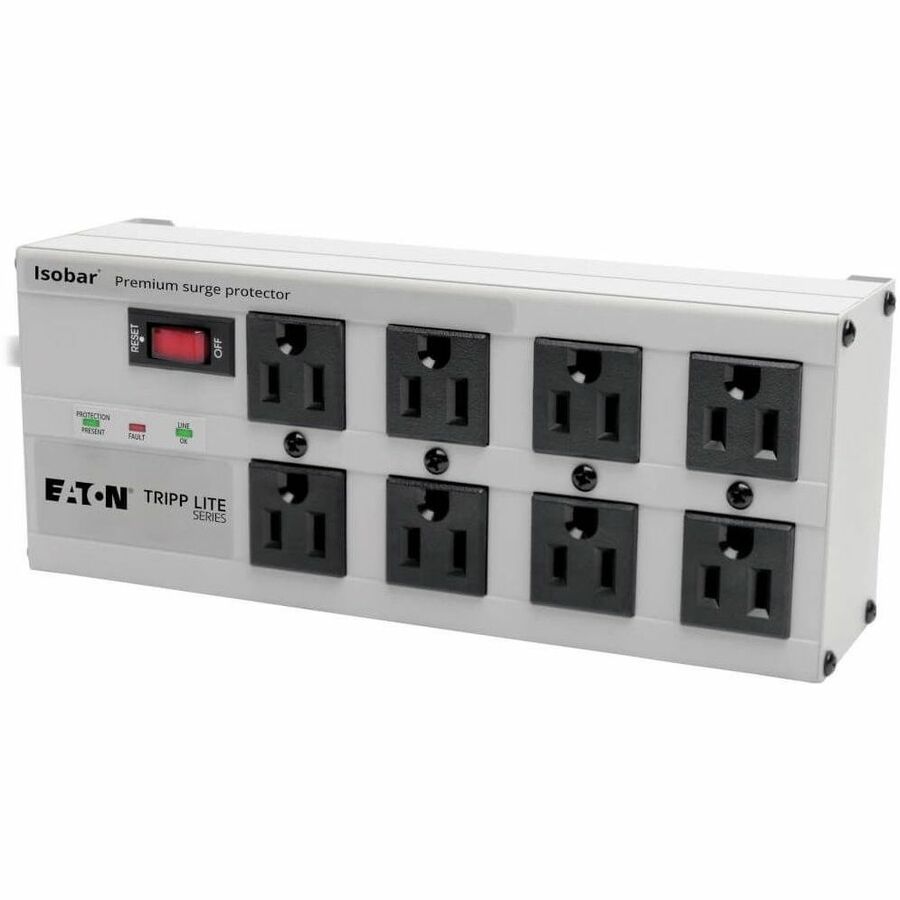 Eaton Corporation Tripp Lite ISOBAR825ULTRA 8-Outlet Surge Protector with 25 ft. Cord and Metal Housing