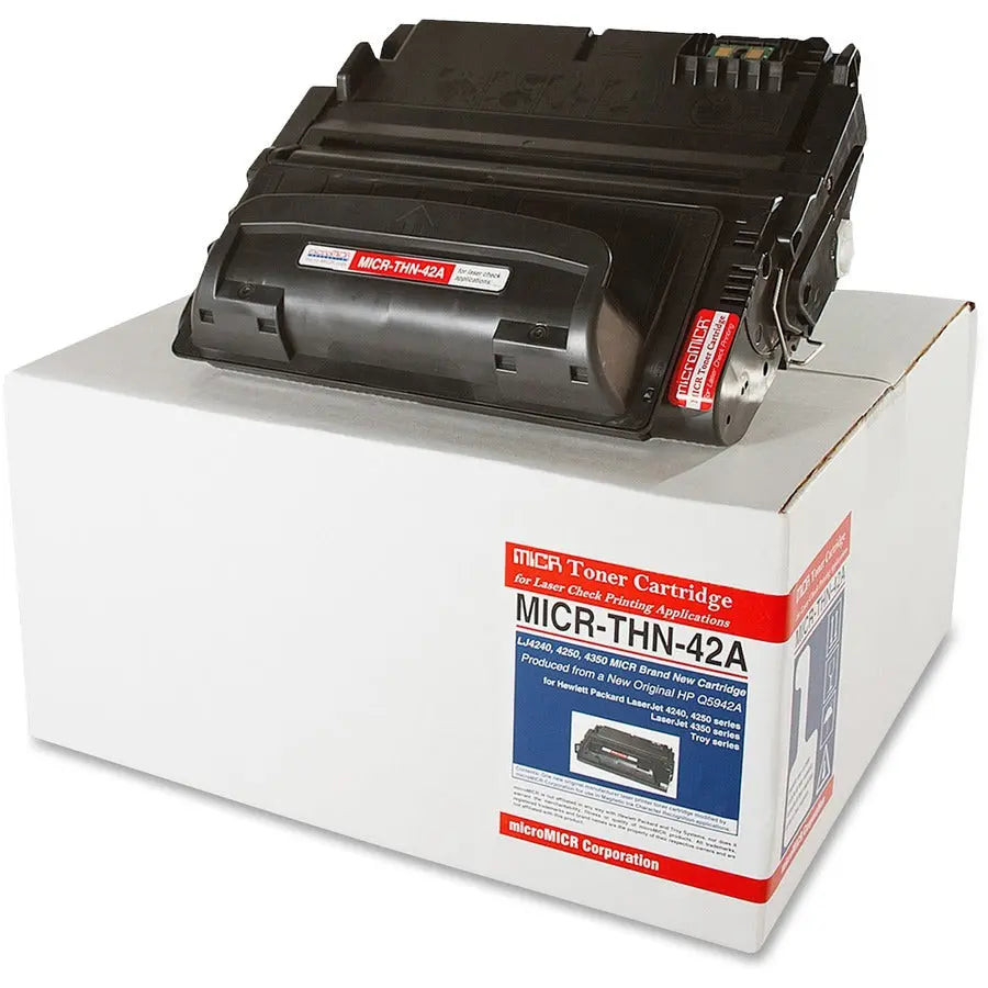 microMICR MICR Toner Cartridge for HP LaserJet 4240, 4250, and 4350 Series - Secure Magnetic Ink for Checks