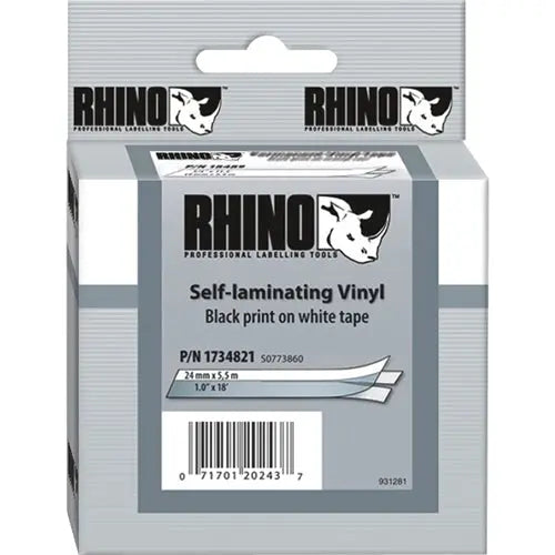 Dymo Self Laminating Thermal Label - Wire & Cable Labeling Tape for RhinoPro Printers