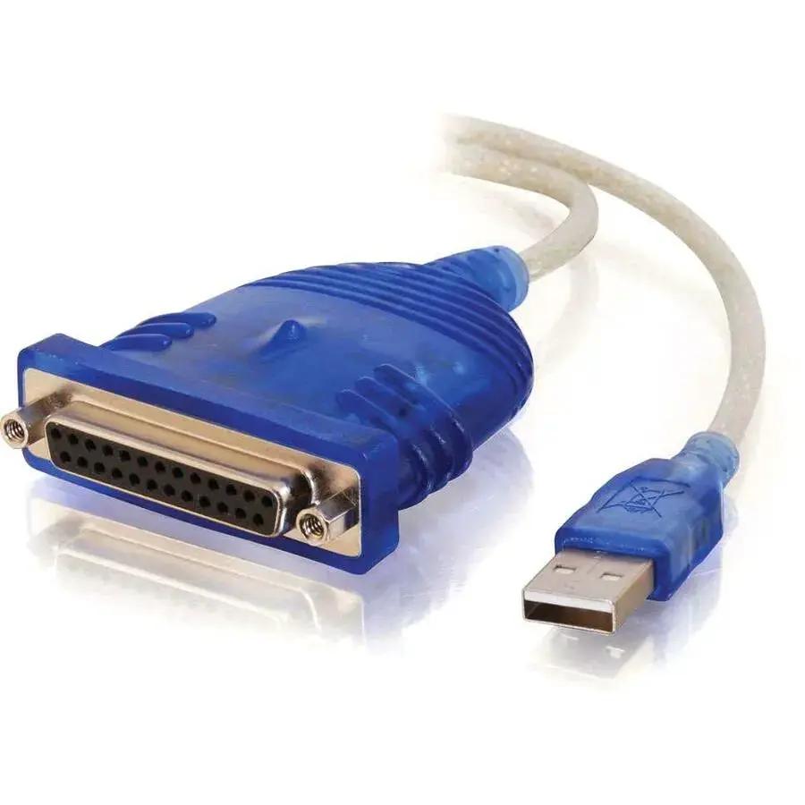 C2G 6ft USB to DB25 IEEE-1284 Parallel Printer Adapter Cable by Legrand Group by Legrand Group
