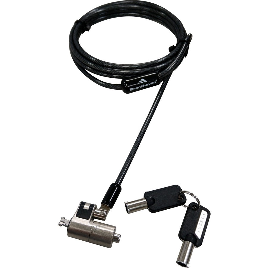 Brenthaven 4200 Ultra Slim Notebook Security Lock with USB Interface and Velcro Strap
