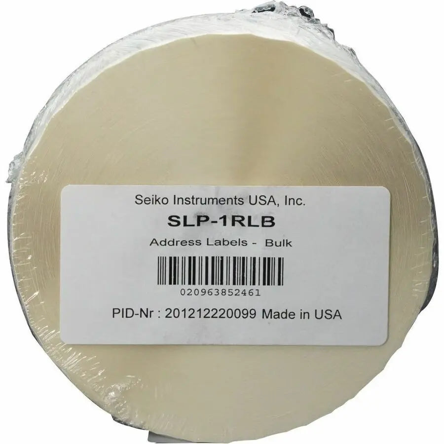 Seiko Instruments USA SLP-1RLB White Address Label Roll for 2-Inch Thermal Printers