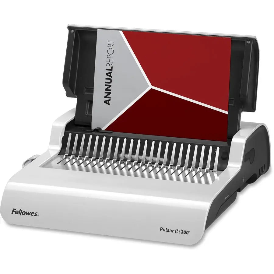 Fellowes Pulsar E 300 Electric Comb Binding Machine with Starter Kit