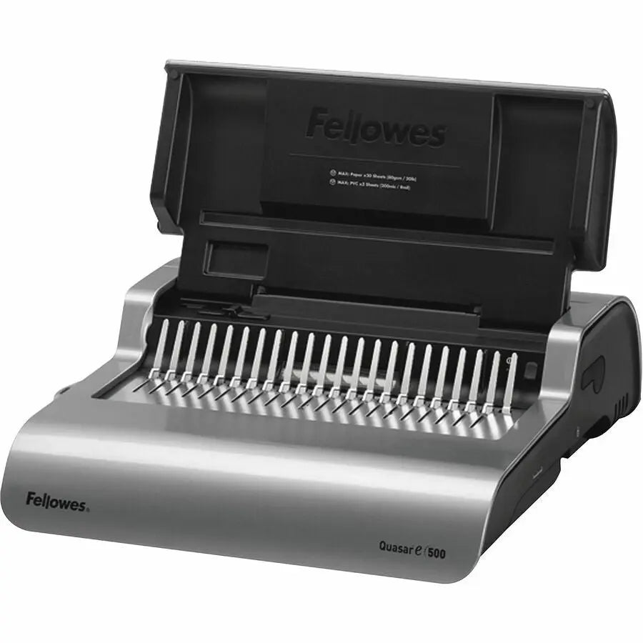 Fellowes Quasar™ E 500 Electric Comb Binding Machine with Starter Kit