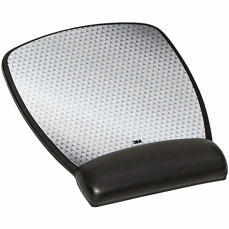3M Gel Mouse Pad with Wrist Rest, Precise Optical Surface, and Antimicrobial Protection by 3M