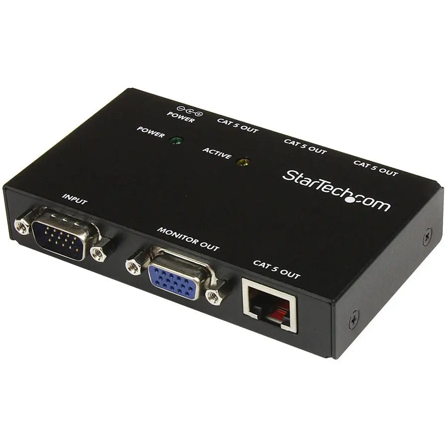 StarTech.com ST1214T 4 Port VGA Video Extender over Cat 5 - 450ft (150m) with TAA Compliance