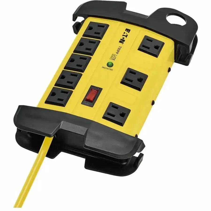 Eaton Tripp Lite Series Protect It! 8-Outlet Industrial Safety Surge Protector with 12 ft. Cord and 1500 Joules by Eaton Corporation