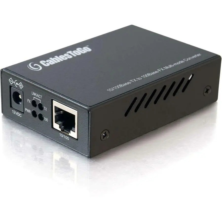 C2G 10/100Base-TX to Multimode 100Base-FX Ethernet Media Converter