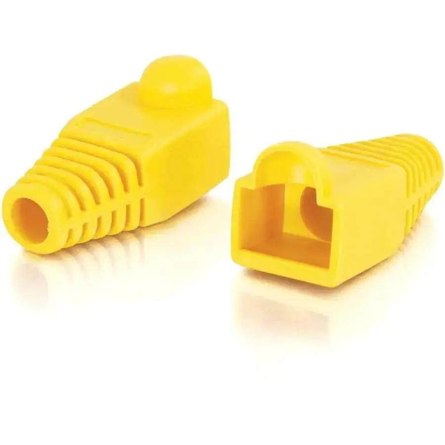 C2G RJ45 Snagless Boot Cover (6.0mm OD) - Yellow - Pack of 50 by Legrand Group