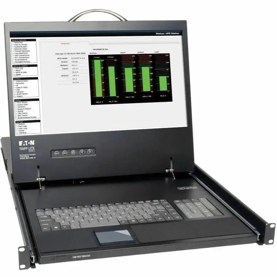 Tripp Lite B021-000-19 Rackmount LCD Console with 19-Inch Display, Keyboard, and Touchpad by Eaton Corporation