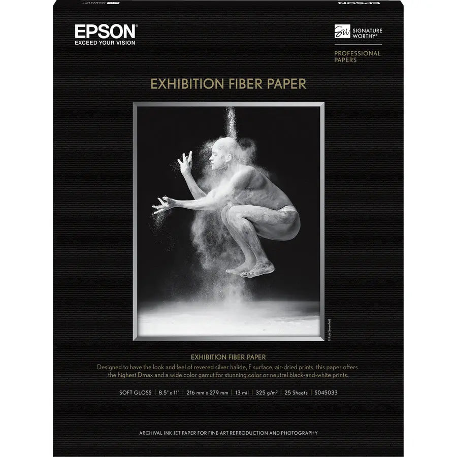 Epson Professional Exhibition Paper S045033 - High-Quality Glossy Inkjet Photo Paper for Stunning Prints