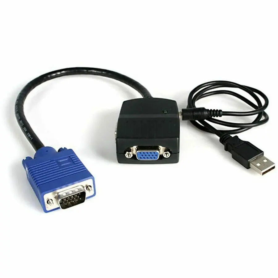 StarTech.com 2 Port VGA Video Splitter - USB Powered, Supports 2048x1536 Resolution