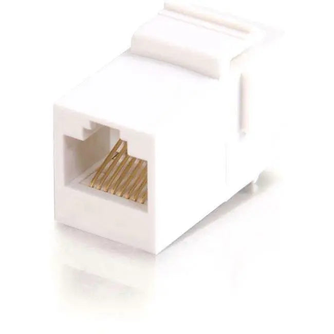 C2G Legrand RJ45 Keystone Modular Insert Coupler - White