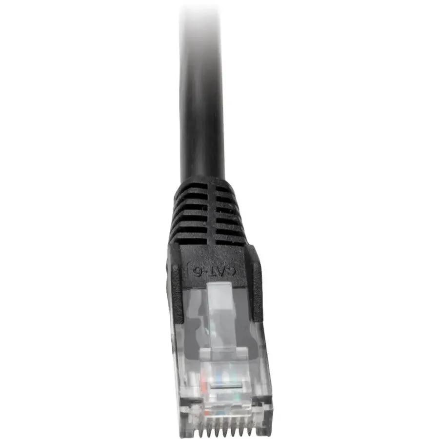 Tripp Lite N201-002-BK Cat6 UTP Patch Cable - 2 ft. Black Gigabit Ethernet Cable with Snagless Molded RJ45 Connectors by Eaton Corporation