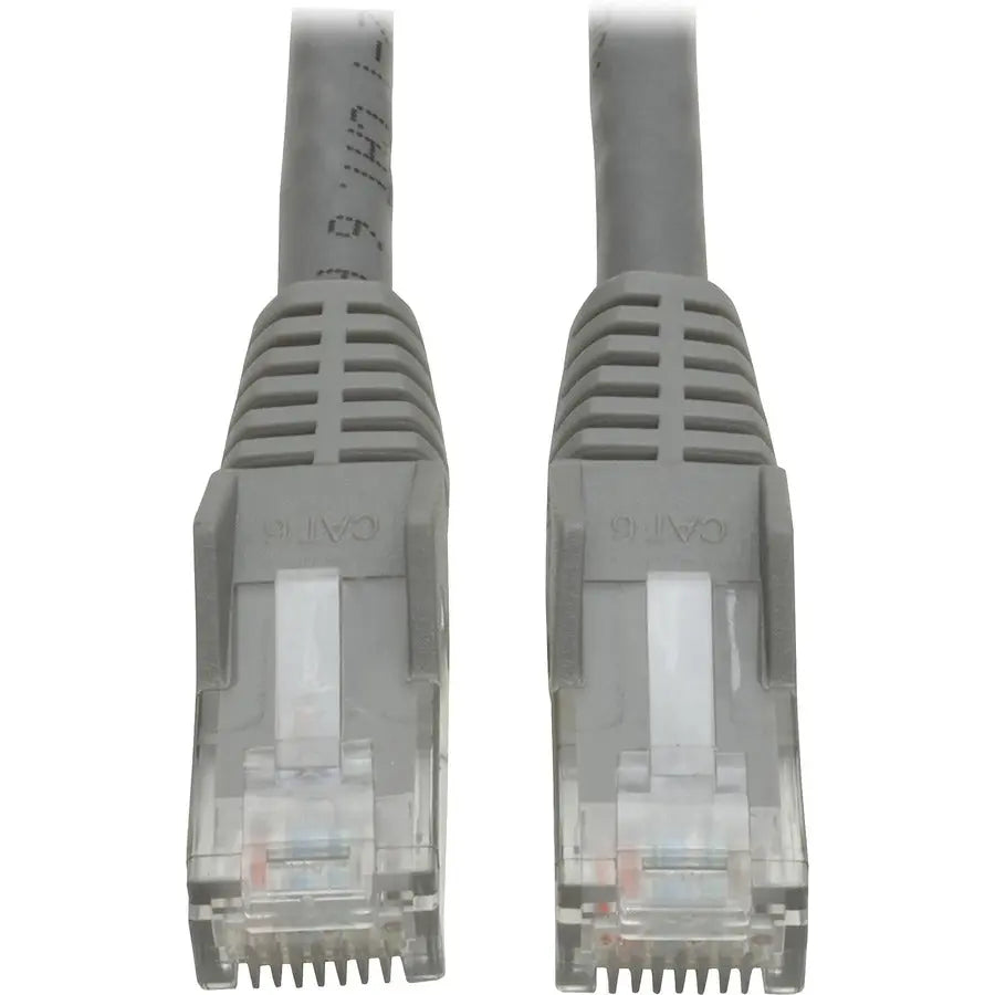 Eaton Tripp Lite Series Cat6 UTP Patch Cable, 1 ft, Gray, Snagless Molded Ethernet Cable (RJ45 M/M)