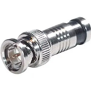 C2G RG6 Compression BNC Connector, Pack of 10 – Brass Video Connectors by Legrand Group