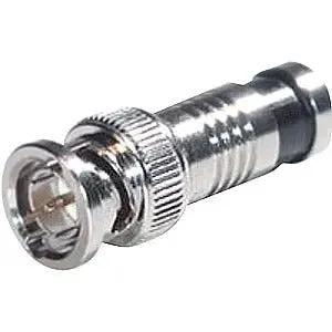 C2G RG6 Compression BNC Connector, Pack of 10 – Brass Video Connectors by Legrand Group by Legrand Group