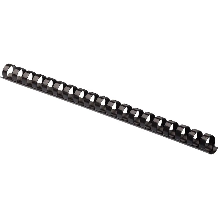 Fellowes Plastic Binding Combs - 5/8 inch Diameter for 2-120 Page Documents, Black