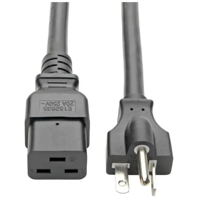 Tripp Lite P049-010 Heavy-Duty C19 to NEMA 5-20P Power Cable, 10 ft. by Eaton Corporation