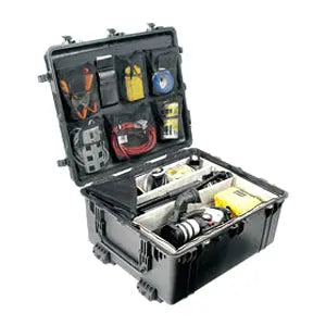 Pelican 1690 Transport Case with Foam - Black Waterproof Storage Solution
