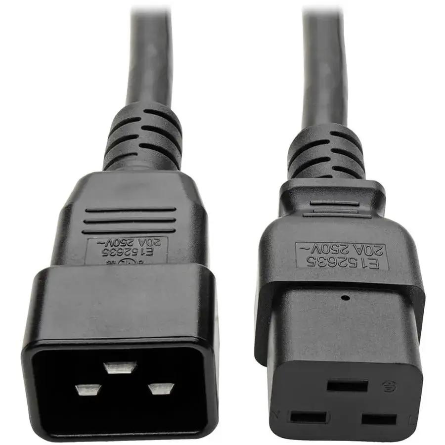 Eaton Corporation Tripp Lite P036-006 Heavy-Duty C19 to C20 Power Cord - 6 ft, 20A, 250V, Black by Eaton Corporation