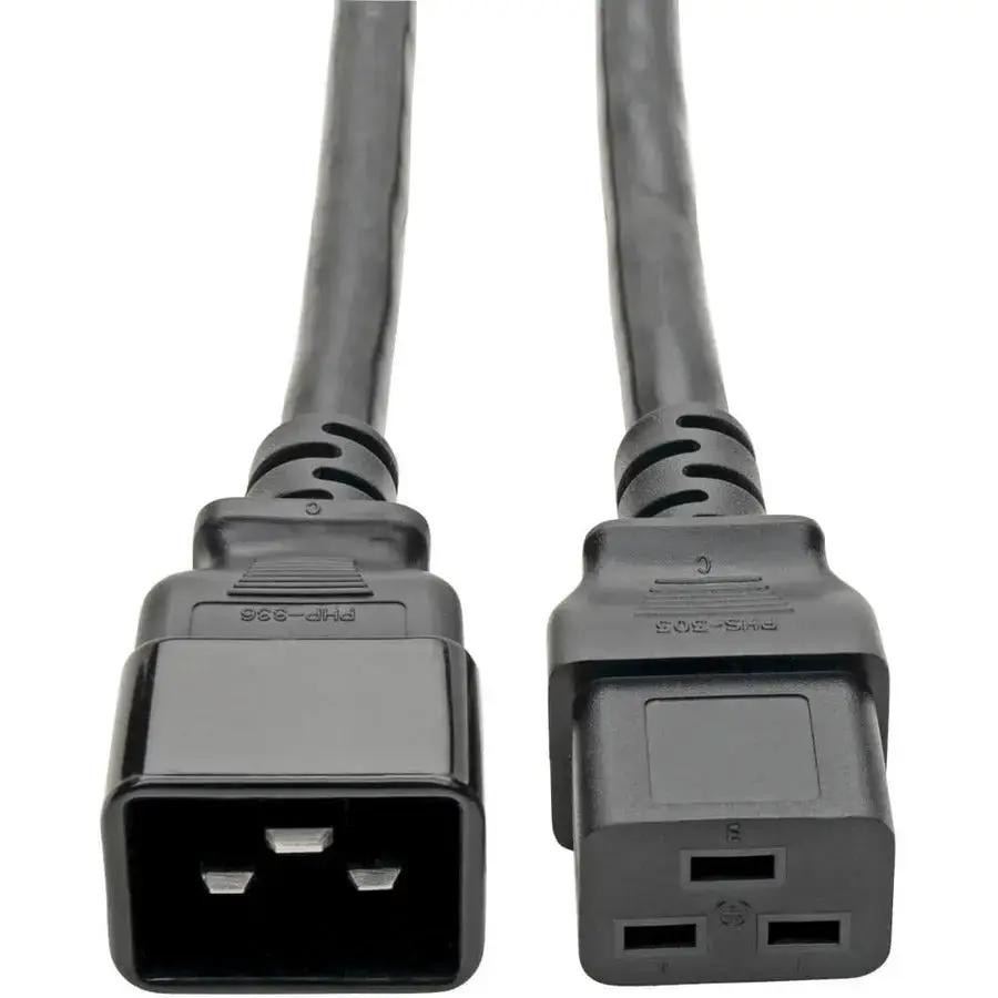 Tripp Lite by Eaton Power Extension Cord C19 to C20 - Heavy-Duty 20A 250V 12 AWG 2 ft Black by Eaton Corporation