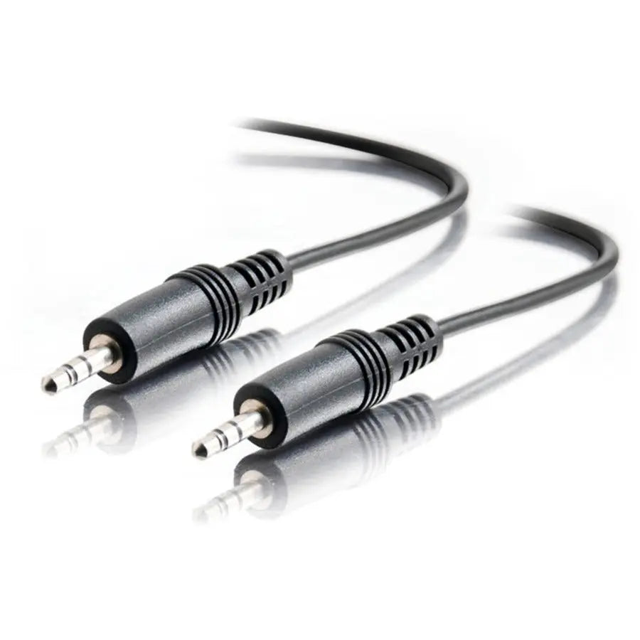 C2G 3ft 3.5mm Stereo Audio Cable - AUX Cable - Male to Male - Black