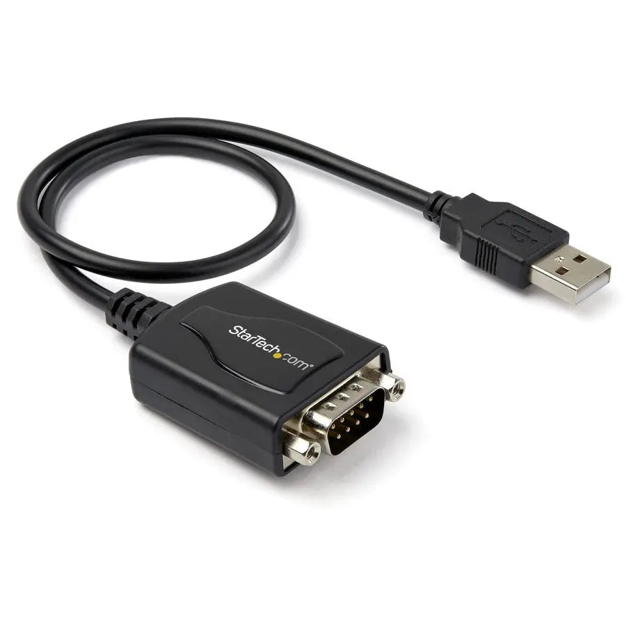 StarTech.com ICUSB2321X 1ft USB to Serial Adapter Cable with COM Retention - Professional RS232 Converter